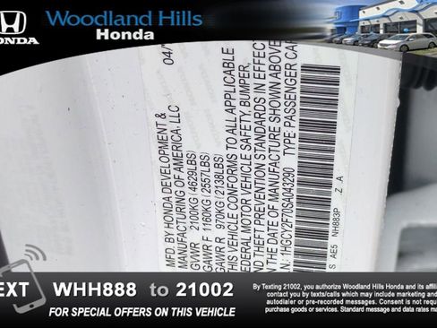 Certified 2025 Honda Accord Sport image 27