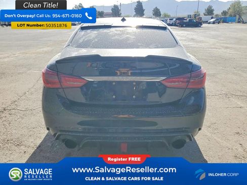 Used 2018 INFINITI Q50 Luxe w/ Cargo Package (L95) RWD image 8