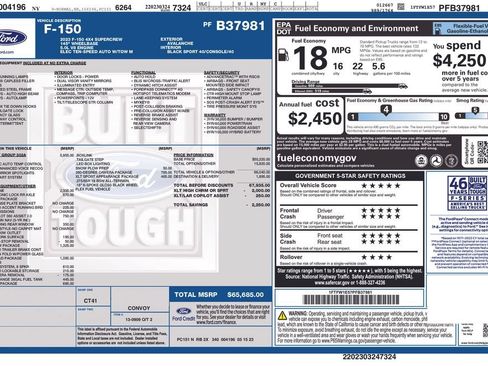 Used 2023 Ford F150 XLT w/ Equipment Group 302A High AWD/4WD image 10