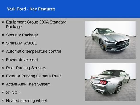 Certified 2025 Ford Mustang Premium RWD image 2