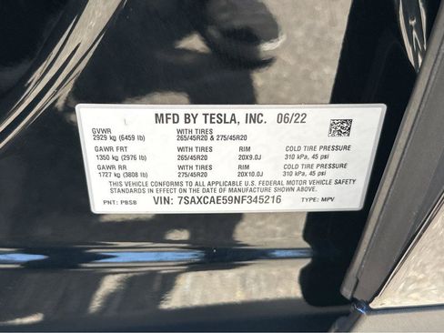 Used 2022 Tesla Model X AWD/4WD image 44