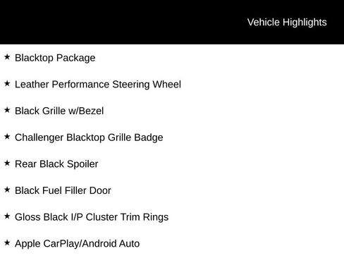 Used 2019 Dodge Challenger SXT w/ Blacktop Package RWD image 5