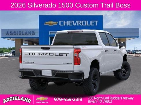 New 2026 Chevrolet Silverado 1500 Custom Trail Boss w/ Dark Appearance Package image 4