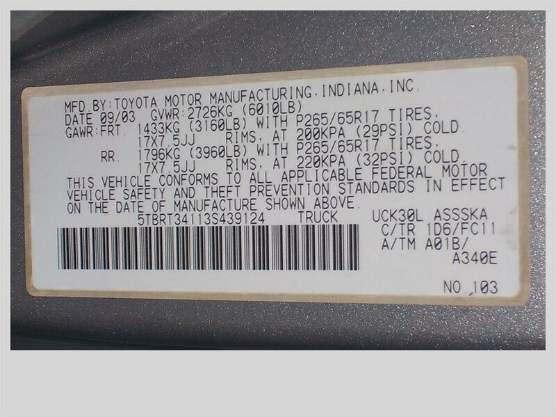 Used 2003 Toyota Tundra SR5 RWD image 16
