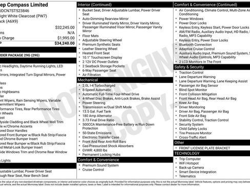 Used 2025 Jeep Compass Limited AWD/4WD image 11