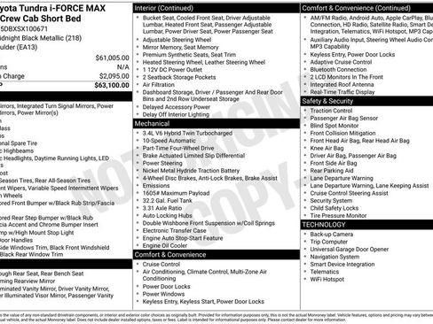 Used 2025 Toyota Tundra Limited AWD/4WD image 4