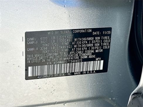 New 2026 Subaru Ascent Limited image 34