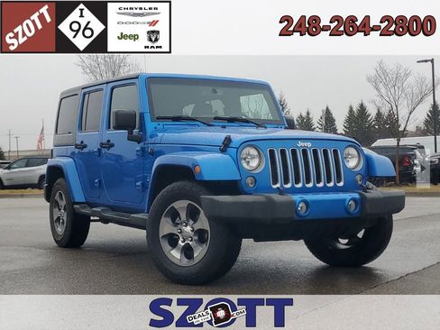 Used 2016 Jeep Wrangler Unlimited Sahara w/ Connectivity Group image 1