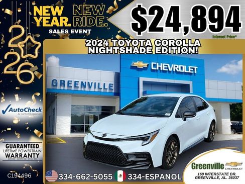 Used 2024 Toyota Corolla Nightshade Edition image 1