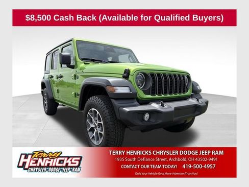 New 2026 Jeep Wrangler Unlimited Sport AWD/4WD image 1