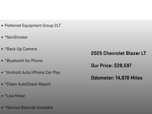Used 2025 Chevrolet Blazer LT FWD image 6