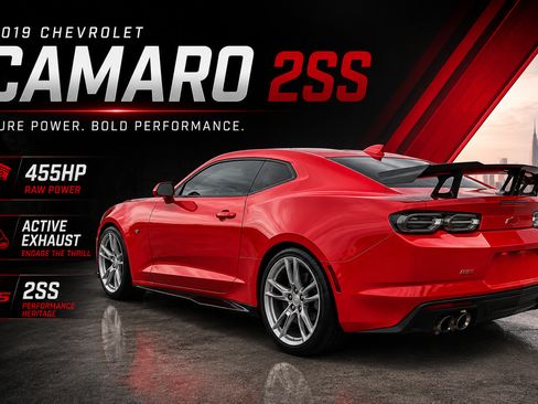 Used 2019 Chevrolet Camaro SS RWD image 8