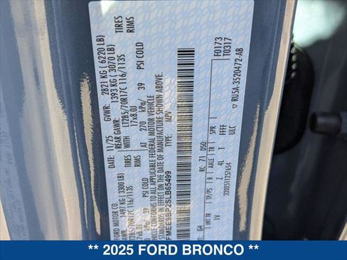 New 2025 Ford Bronco Badlands AWD/4WD image 21