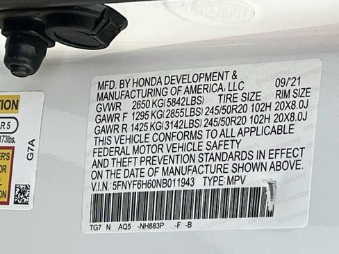 Used 2022 Honda Pilot Touring image 35