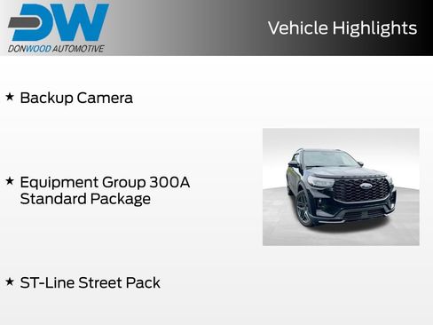 Used 2025 Ford Explorer ST-Line w/ ST-Line Street Pack AWD/4WD image 7