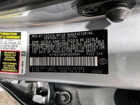 Used 2023 Toyota Camry XSE w/ Cold Weather Package FWD image 37