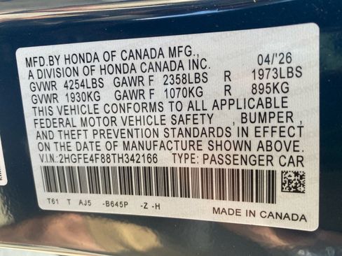 Used 2026 Honda Civic Sport Touring image 39