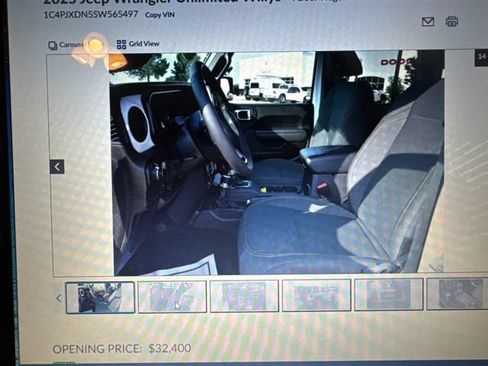 Used 2025 Jeep Wrangler Unlimited Sport AWD/4WD image 14