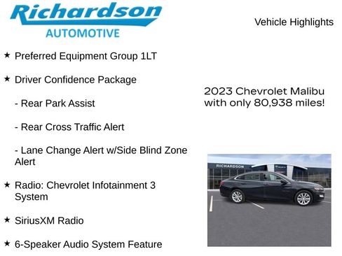 Used 2023 Chevrolet Malibu LT w/ Driver Confidence Package image 11