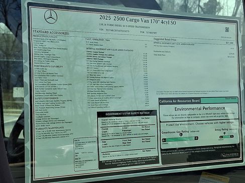 New 2025 Mercedes-Benz Sprinter 2500 image 11