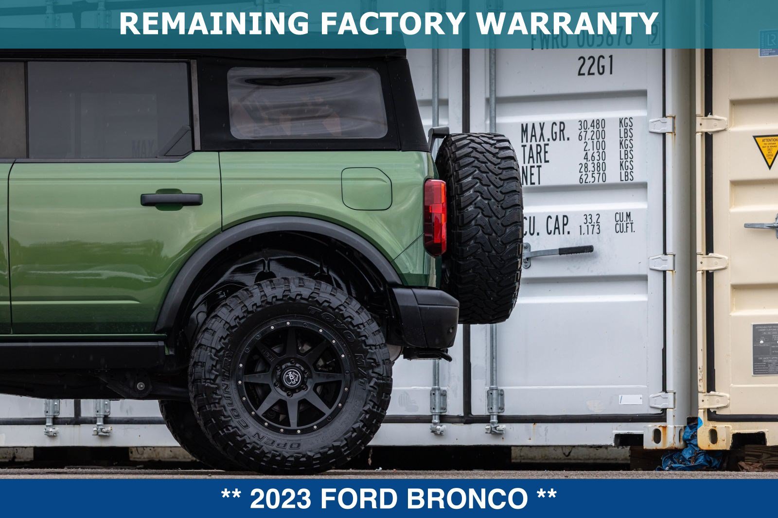 Certified 2023 Ford Bronco Black Diamond AWD/4WD image 36