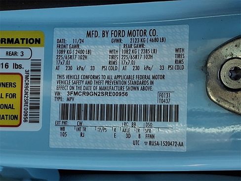 Certified 2025 Ford Bronco Sport Heritage w/ Convenience Package image 28