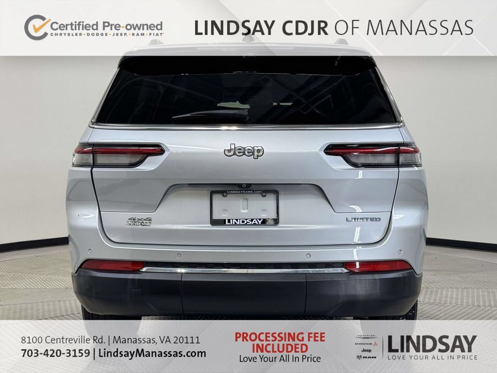 Certified 2023 Jeep Grand Cherokee L Limited w/ Luxury Tech Group II AWD/4WD image 8