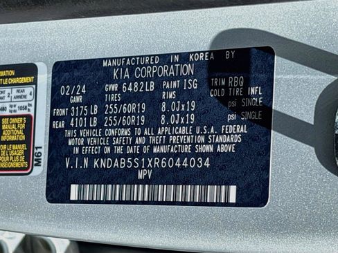 Used 2024 Kia EV9 Light Long Range RWD image 33