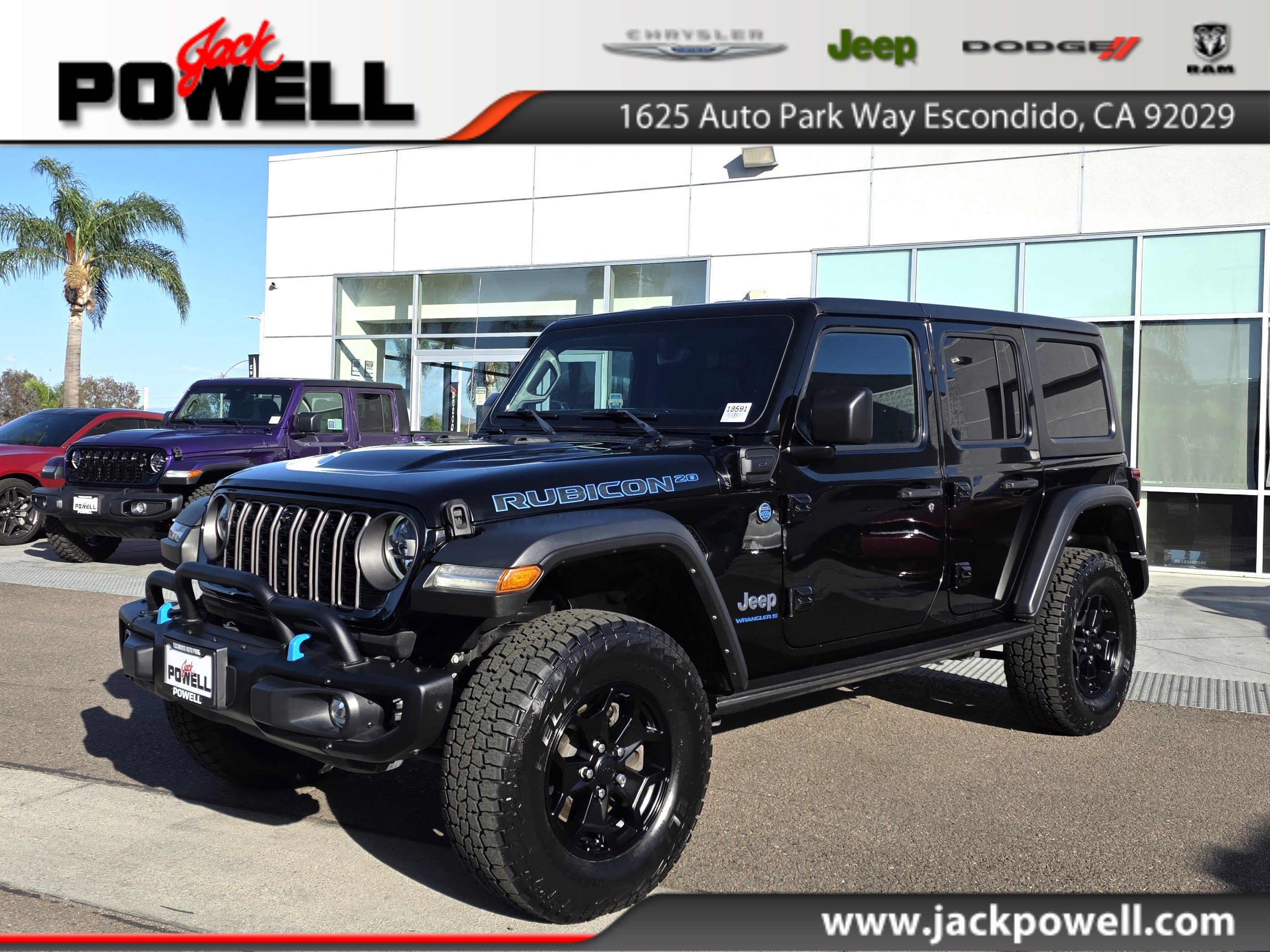 Certified 2023 Jeep Wrangler Unlimited Rubicon 4xe AWD/4WD image 1