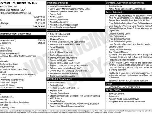 Used 2026 Chevrolet TrailBlazer RS image 27