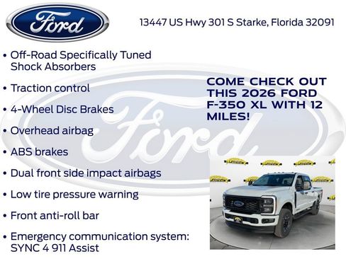 New 2026 Ford F350 XL w/ STX Appearance Package AWD/4WD image 25