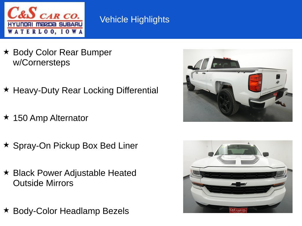 Used 2016 Chevrolet Silverado 1500 Custom w/ Rally 1 Edition AWD/4WD image 19