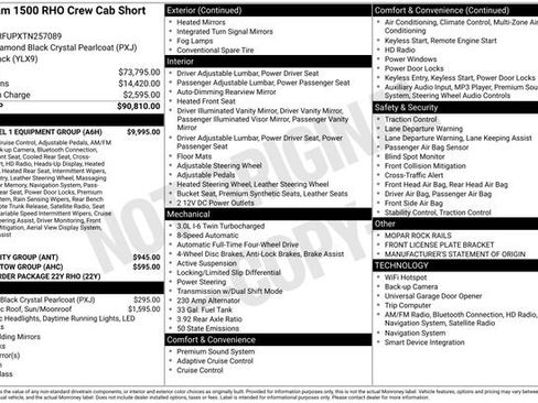 New 2026 RAM 1500 RHO w/ RHO Level 1 Equipment Group AWD/4WD image 5