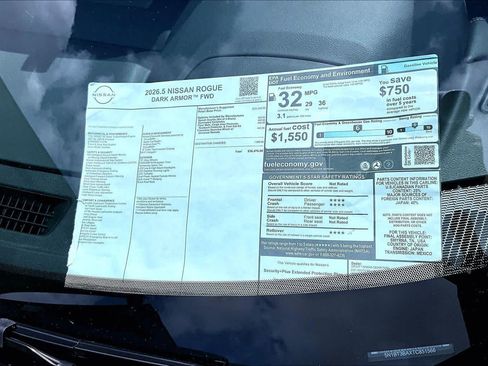 New 2026 Nissan Rogue Dark Armor FWD image 21