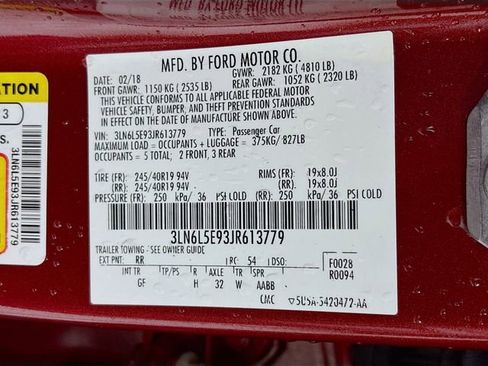 Used 2018 Lincoln MKZ Reserve w/ Magnetic Appearance Package image 35