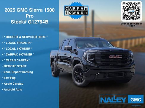 Used 2025 GMC Sierra 1500 Pro w/ Graphite Edition RWD image 7