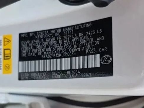 Used 2019 Lexus ES 350 w/ Premium Package FWD image 57