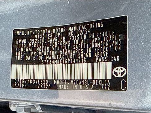 Certified 2024 Toyota Corolla LE image 29