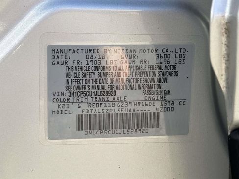 Used 2018 Nissan Kicks SV w/ Interior Electronics Package image 27