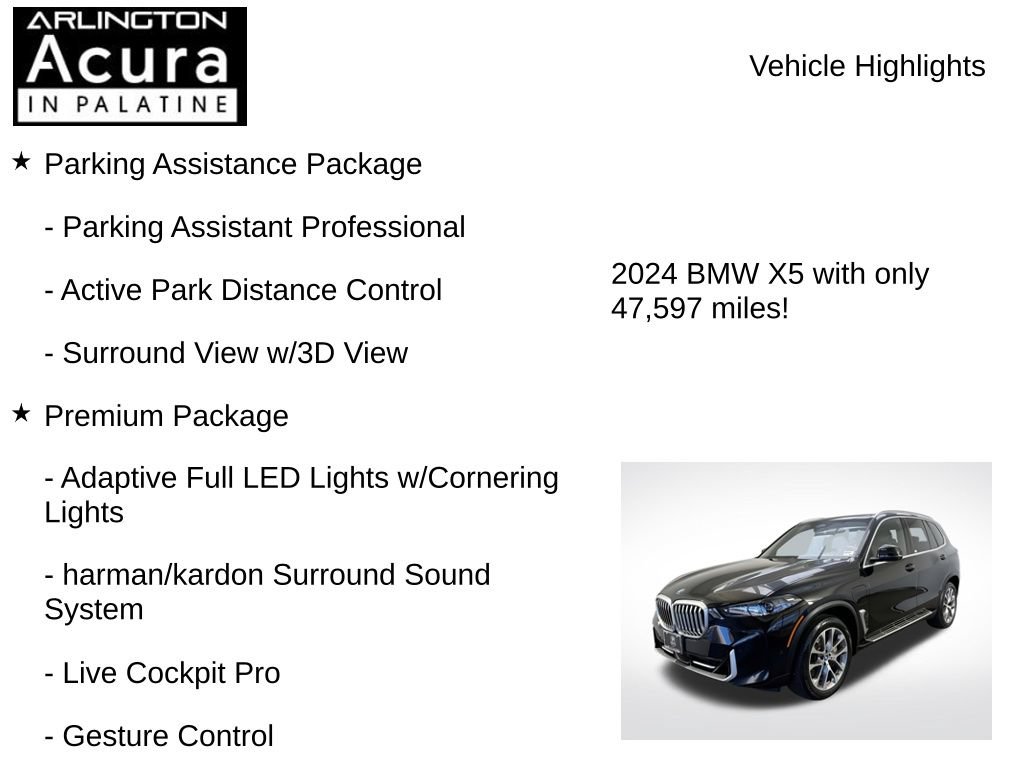 Used 2024 BMW X5 xDrive50e AWD/4WD image 8
