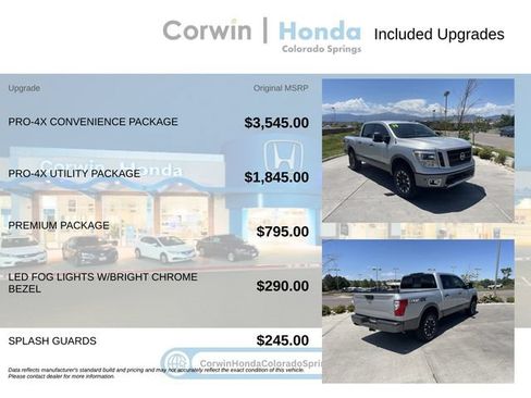 Used 2019 Nissan Titan PRO-4X w/ Pro-4x Convenience Package AWD/4WD image 4