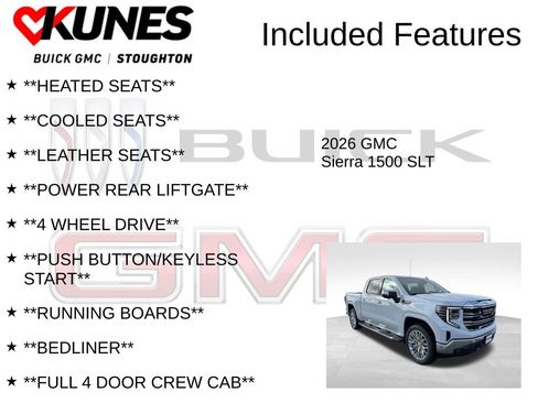 New 2026 GMC Sierra 1500 SLT w/ SLT Convenience Package AWD/4WD image 3