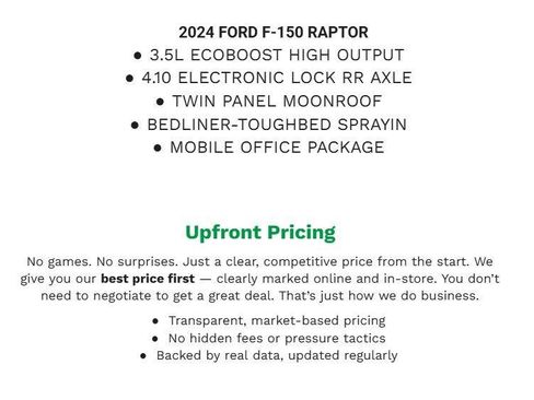 Certified 2024 Ford F150 Raptor AWD/4WD image 2