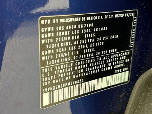 Used 2023 Volkswagen Taos SE w/ Panoramic Sunroof Package AWD/4WD image 25