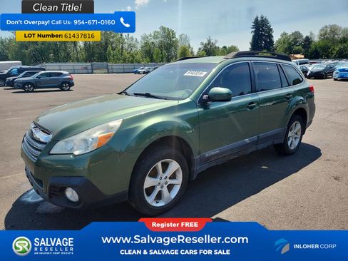 Used 2013 Subaru Outback 2.5i Premium w/ Popular Pkg 1B AWD/4WD image 1