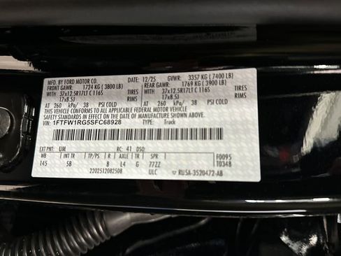 New 2025 Ford F150 Raptor AWD/4WD image 44