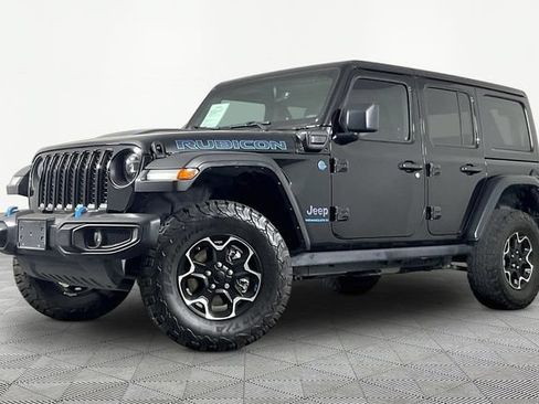 Used 2023 Jeep Wrangler Unlimited Rubicon 4xe w/ Cold Weather Group AWD/4WD image 1