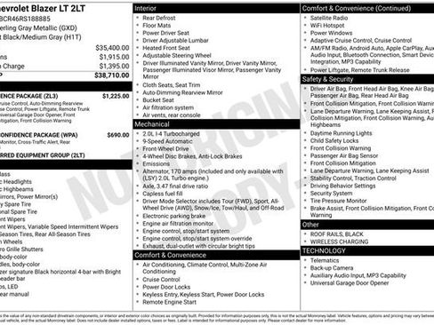 Used 2024 Chevrolet Blazer LT w/ Convenience Package image 19