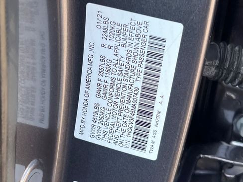 Used 2021 Honda Accord EX image 33