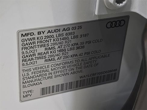Certified 2025 Audi Q7 2.0T Premium Plus w/ Premium Plus Package image 36